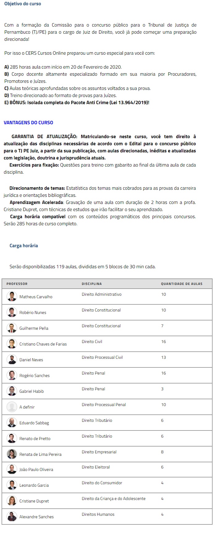 Rateio TJ PE Juiz Substituto - PÓS EDITAL (CERS 2020) Tribunal de Justiça de Pernambuco 4